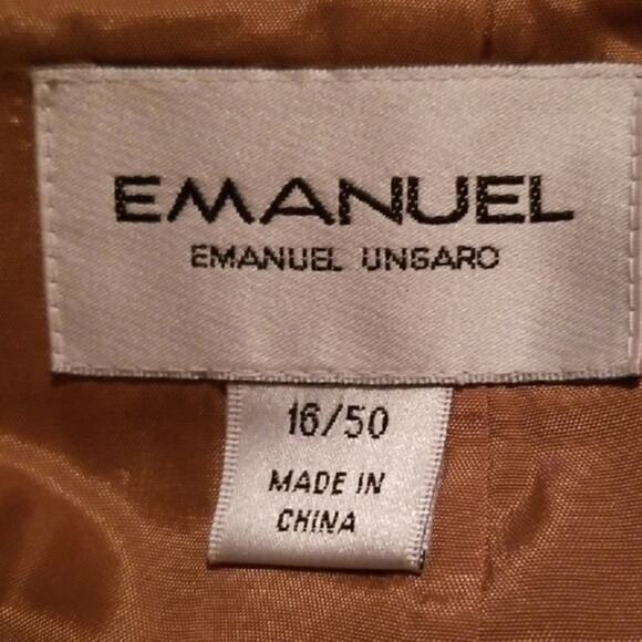 NWT Vintage Emanuel Emanuel Ungaro Tweed Skirt, 16/50 - Picture 6 of 6